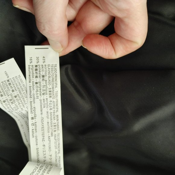 NWT Zara Tweed Black Sequined Open Jacket Blazer. M - Picture 8 of 12